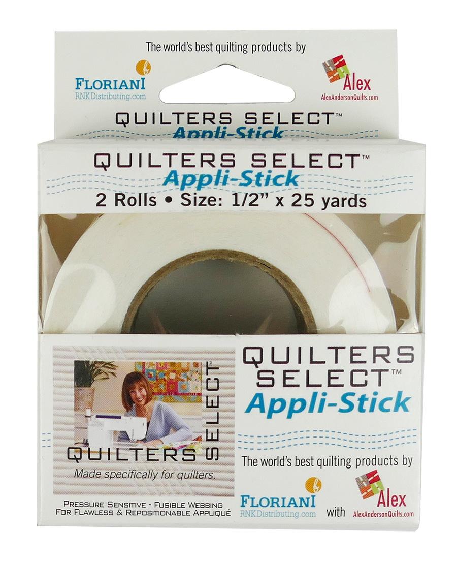 Quilters Select Appli - Stick - 1/2" x 25 yds - Sewingmachinesplus.com