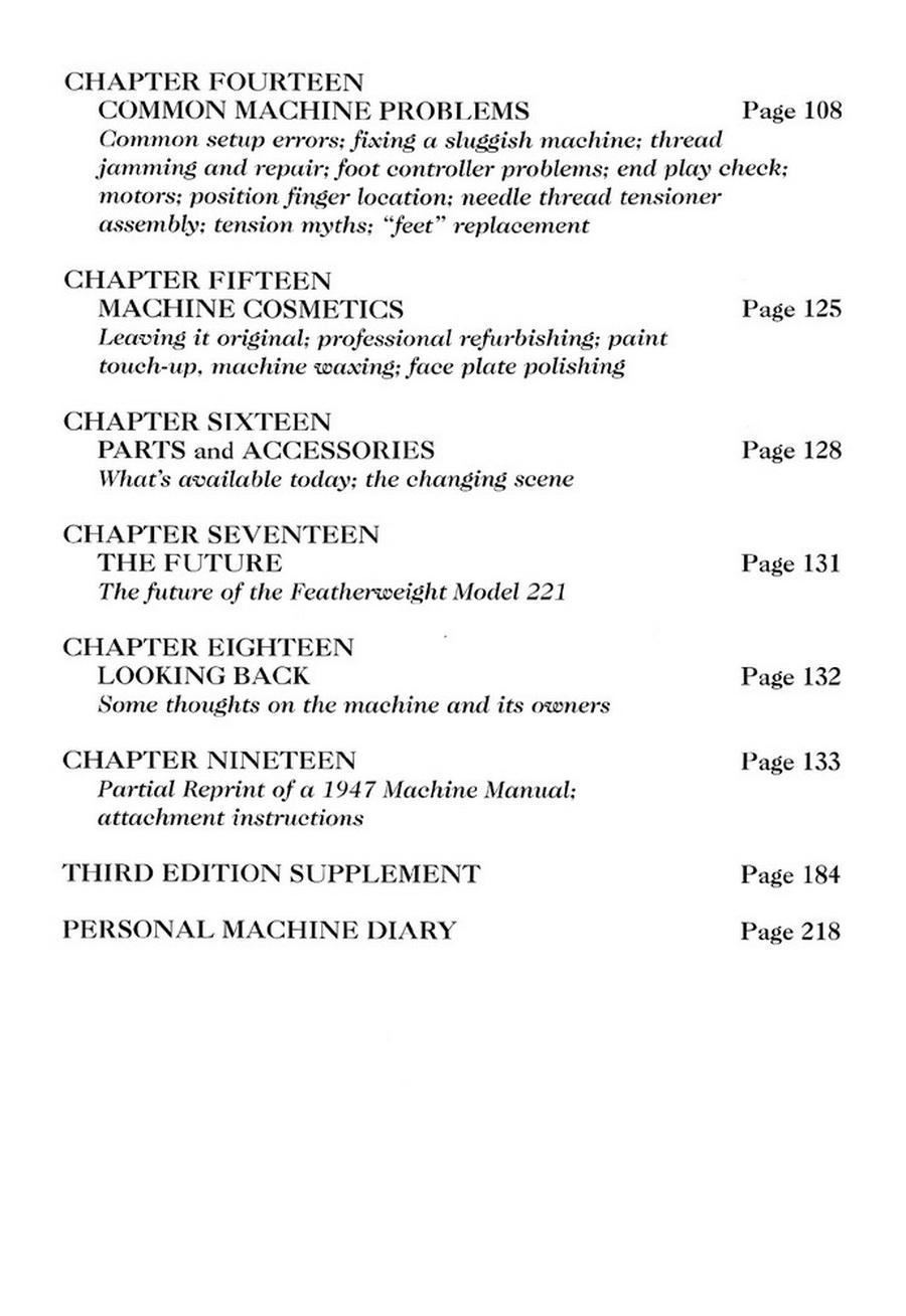 Featherweight 221 - 3rd Edition - Sewingmachinesplus.com