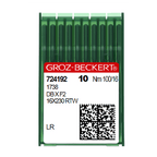Groz - Beckert Needles 1738LR/DBx1LR/16X230RTW/DBXF2 Size 100/16 (724192) - Sewingmachinesplus.com