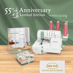 Baby Lock 55th Anniversary Limited Edition 4 Thread Serger (ble3atw - 3) - Sewingmachinesplus.com