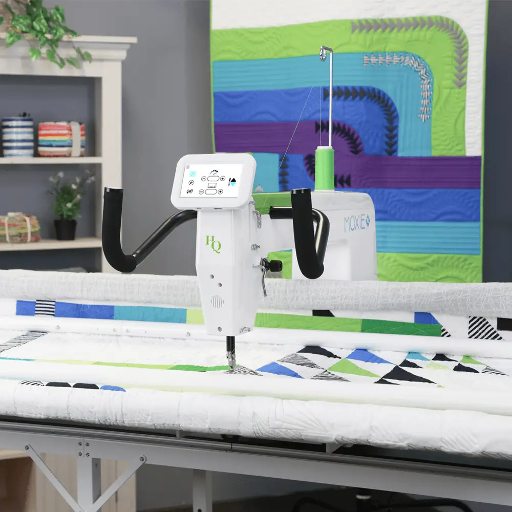 Handi Quilter Moxie XL 18in Long Arm Quilting Machine with 8ft Loft Quilting Frame (Factory Serviced) - Sewingmachinesplus.com
