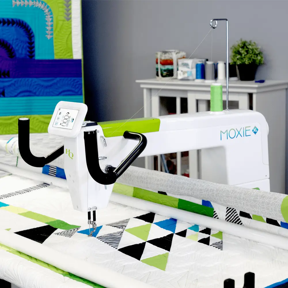 Handi Quilter Moxie XL 18in Long Arm Quilting Machine with 8ft Loft Quilting Frame (Factory Serviced) - Sewingmachinesplus.com