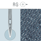 Groz - Beckert Needles DBXK5 FG (Med Ball Point) (Nm)100/16 (758512) - Sewingmachinesplus.com