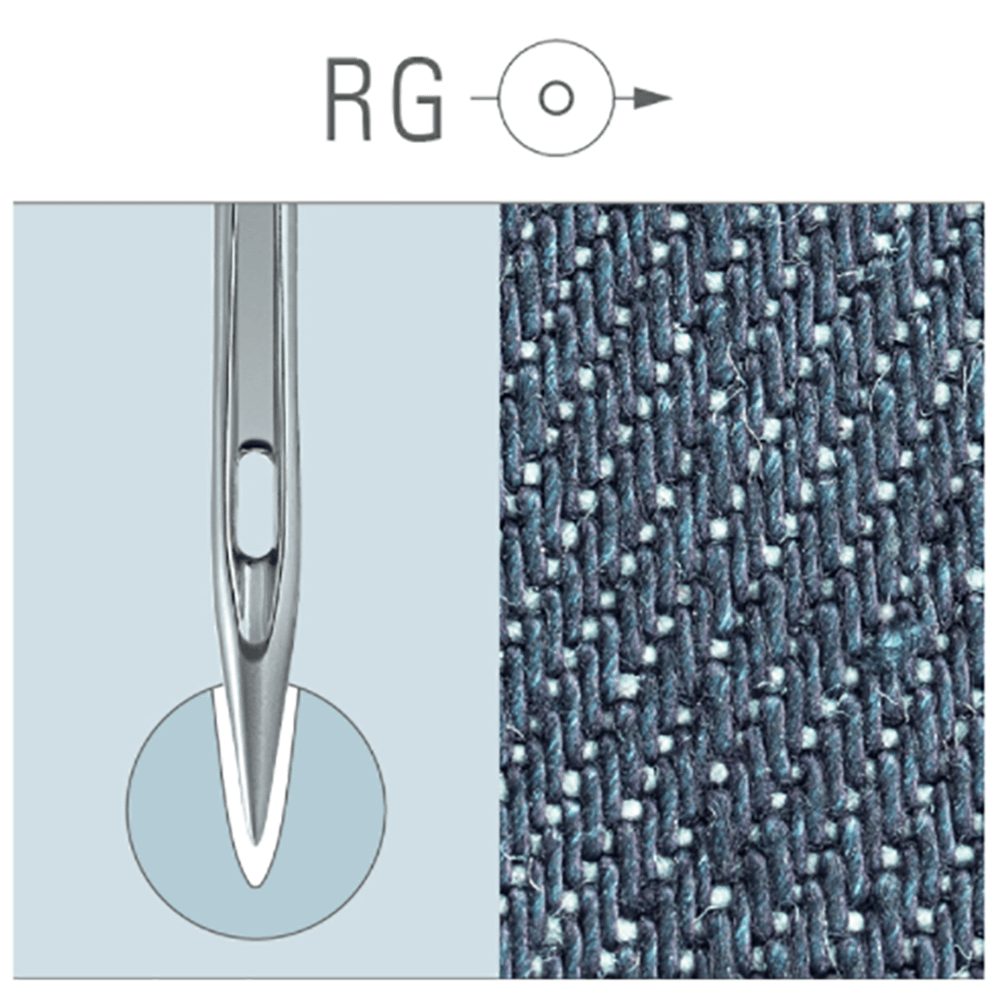 Groz - Beckert Needles 81x1 Chromium Size 110/18 - Sewingmachinesplus.com