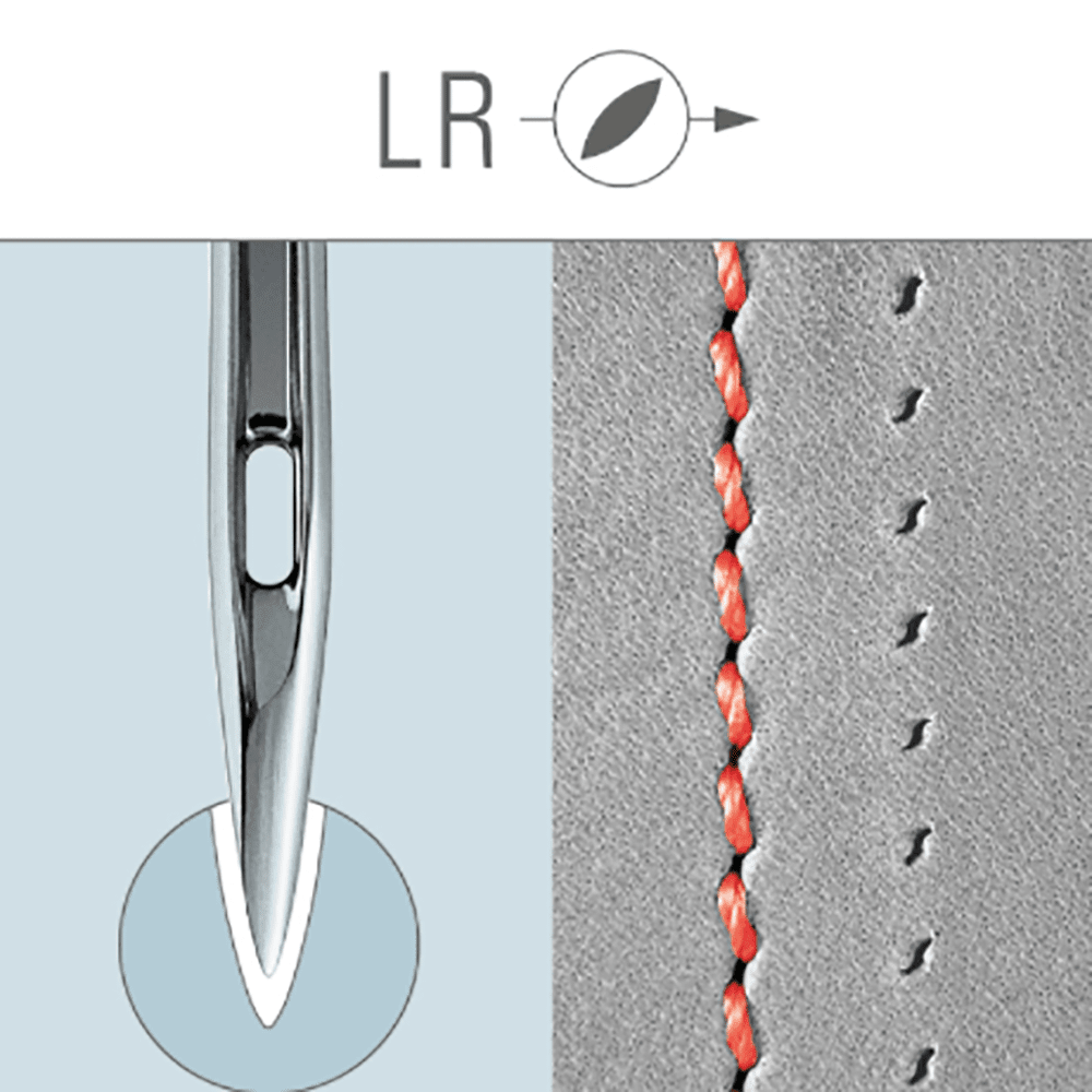Groz - Beckert Needles 1738LR/DBx1LR/16X230RTW/DBXF2 Size 100/16 (724192) - Sewingmachinesplus.com