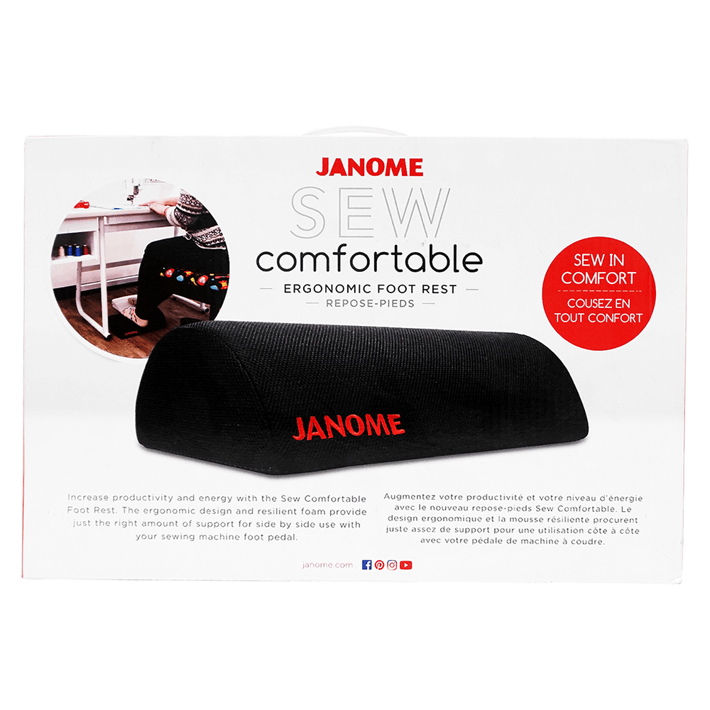 Janome Sew Comfortable Foot Rest - Sewingmachinesplus.com