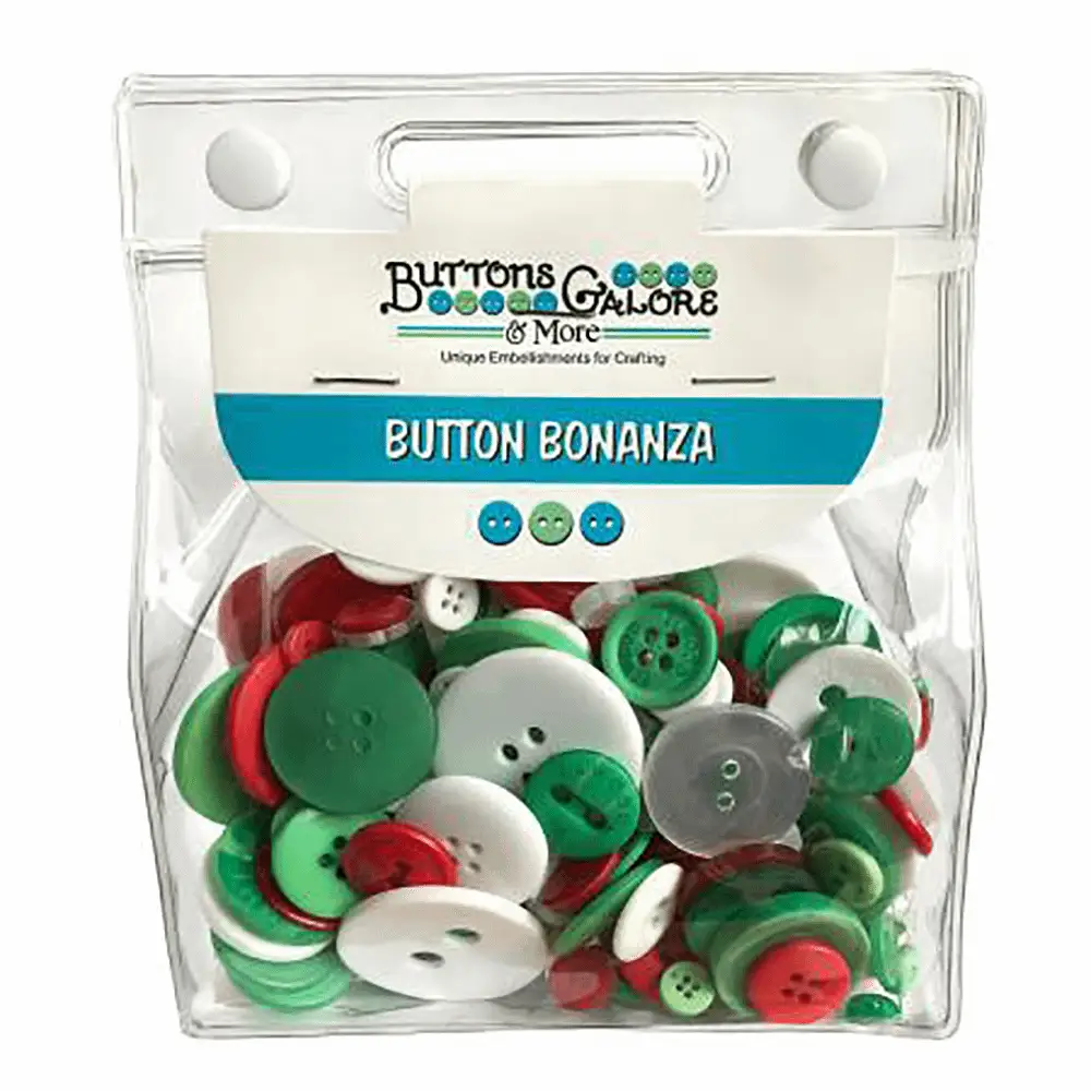 Button Grab Bag Bonanza - Christmas - Sewingmachinesplus.com