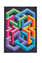 Stunning 3 - D Quilts Simplified: Create Dimension with Color, Value & Geometric Shapes - Sewingmachinesplus.com