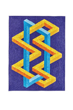 Stunning 3 - D Quilts Simplified: Create Dimension with Color, Value & Geometric Shapes - Sewingmachinesplus.com