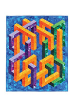 Stunning 3 - D Quilts Simplified: Create Dimension with Color, Value & Geometric Shapes - Sewingmachinesplus.com