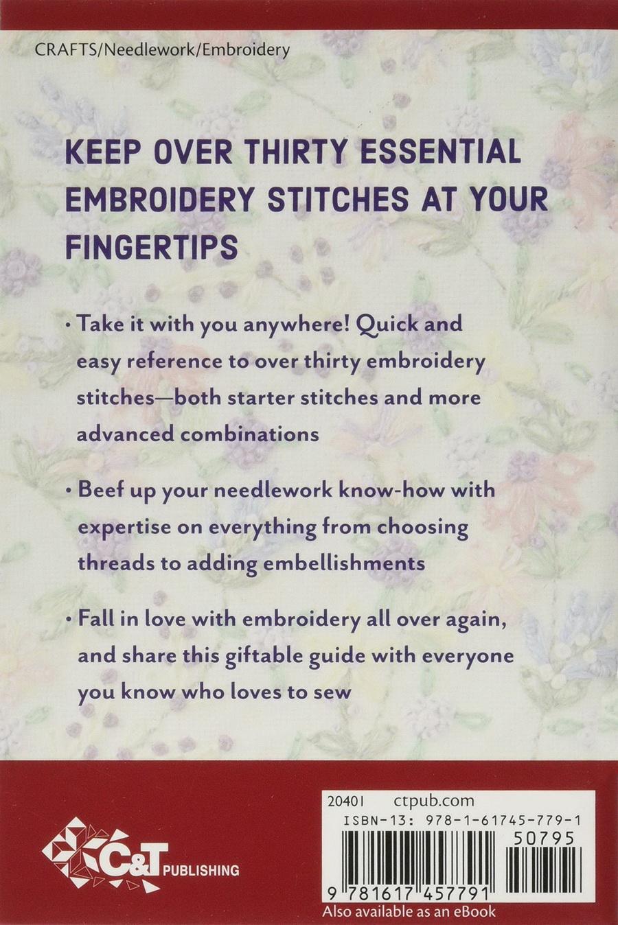 Embroidery Stitching Handy Pocket Guide: 30+ Stitches All The Basics & Beyond - Sewingmachinesplus.com
