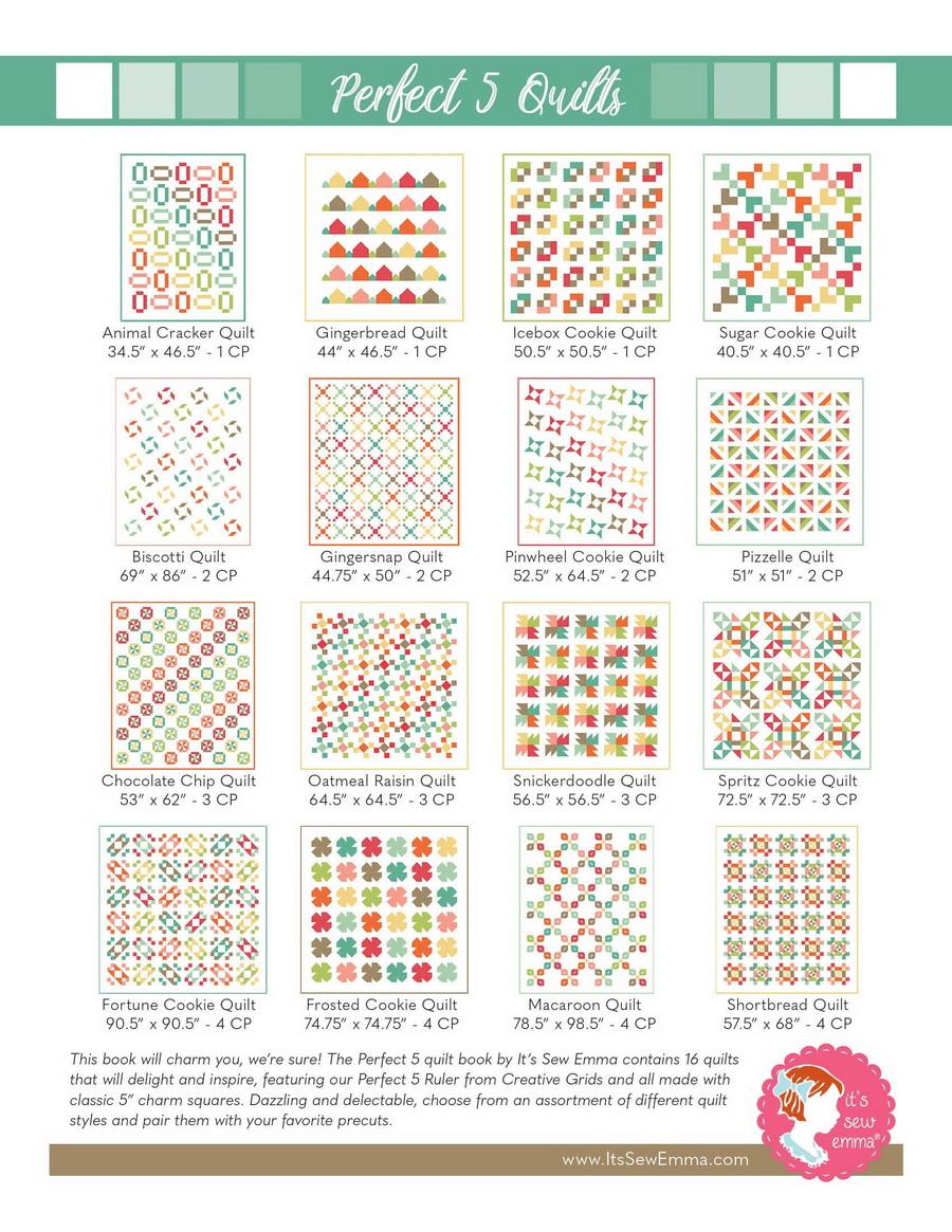 Perfect 5 Quilts Book - Sewingmachinesplus.com