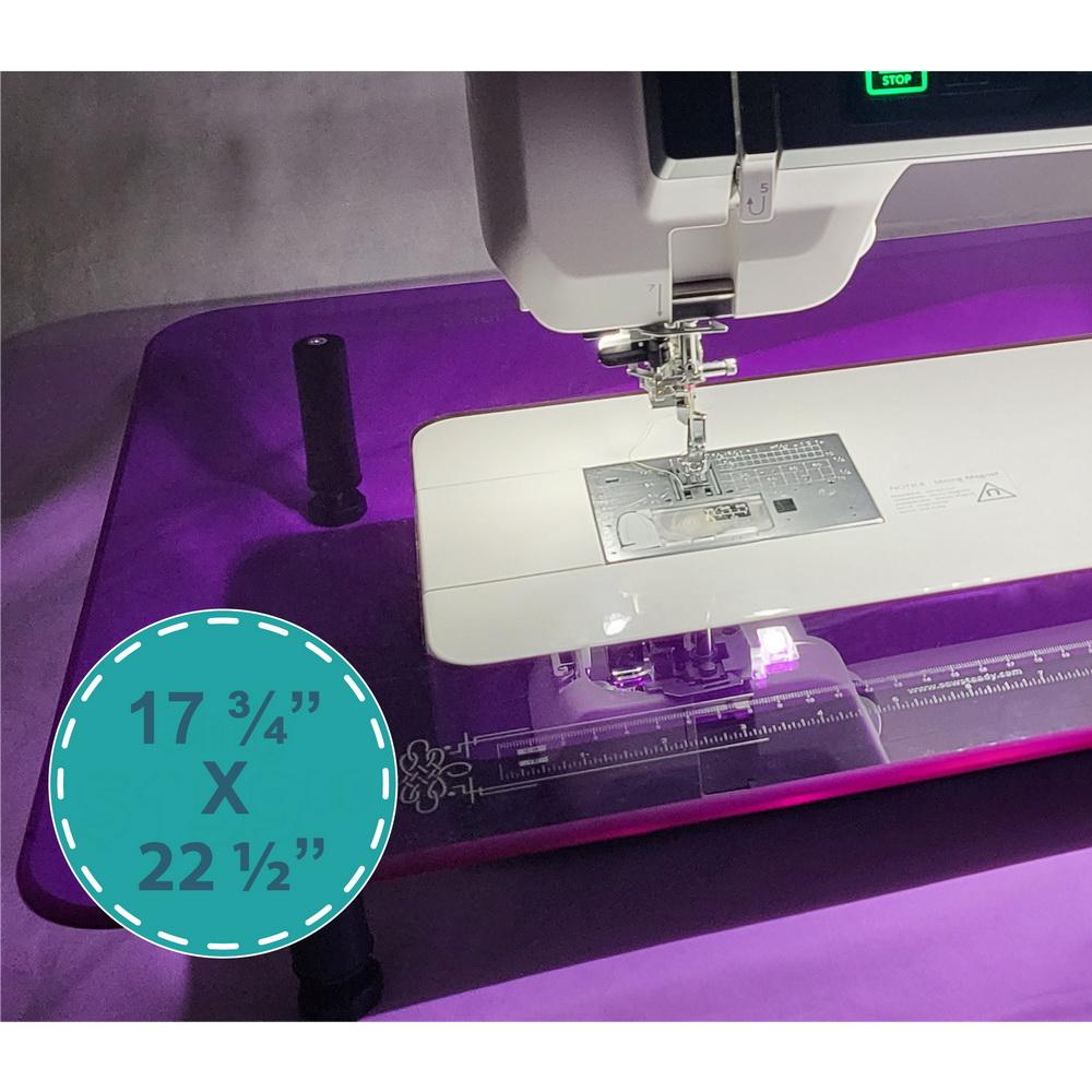 Sew Steady Colorful Extension Table Purple 17-3/4in x 22-1/2in