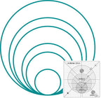 Sariditty 4 Piece Boomerang Circle Ruler Set - Sewingmachinesplus.com