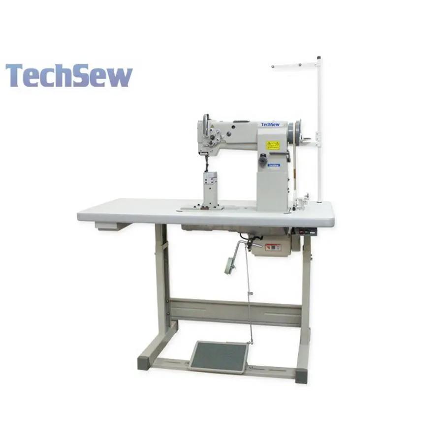 Techsew 860 - 2 2 Needle Post Bed Walking Foot Industrial Sewing Machine with Assembled Table and Motor - Sewingmachinesplus.com