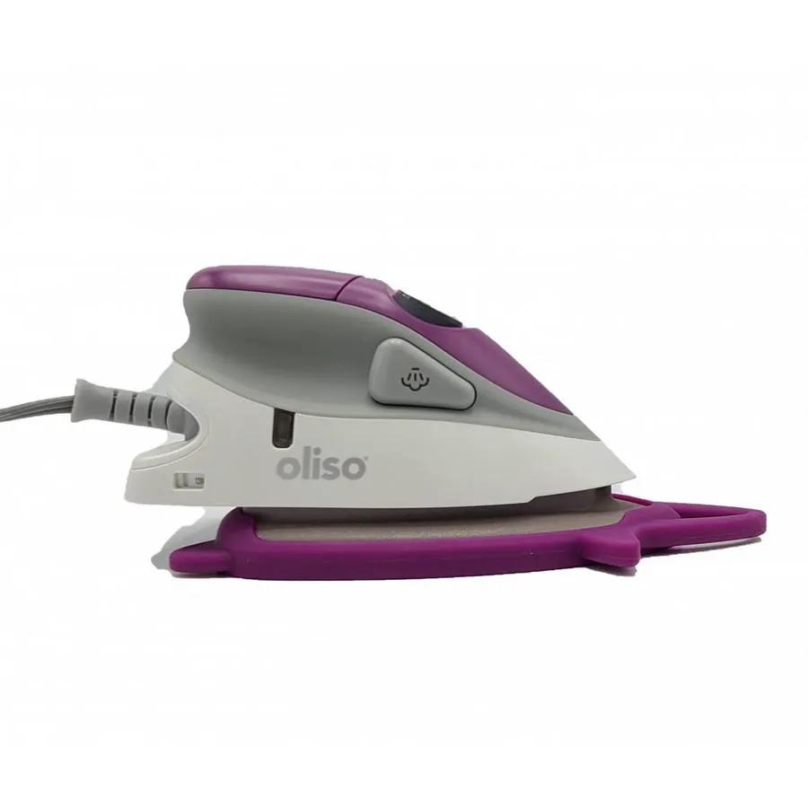 Oliso Mini Project Iron With Trivet (Purple) - Sewingmachinesplus.com