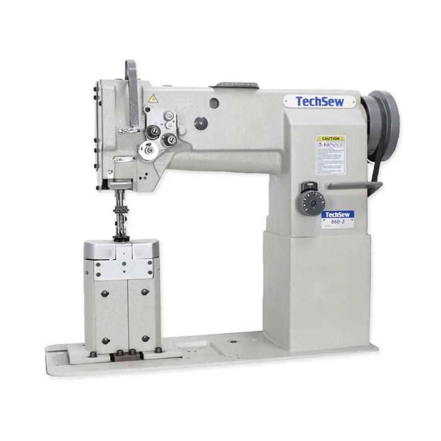 Techsew 860 - 2 2 Needle Post Bed Walking Foot Industrial Sewing Machine with Assembled Table and Motor - Sewingmachinesplus.com