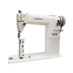 Techsew 810 Post Bed Roller Foot Industrial Sewing Machine With Assembled Table and Motor - Sewingmachinesplus.com