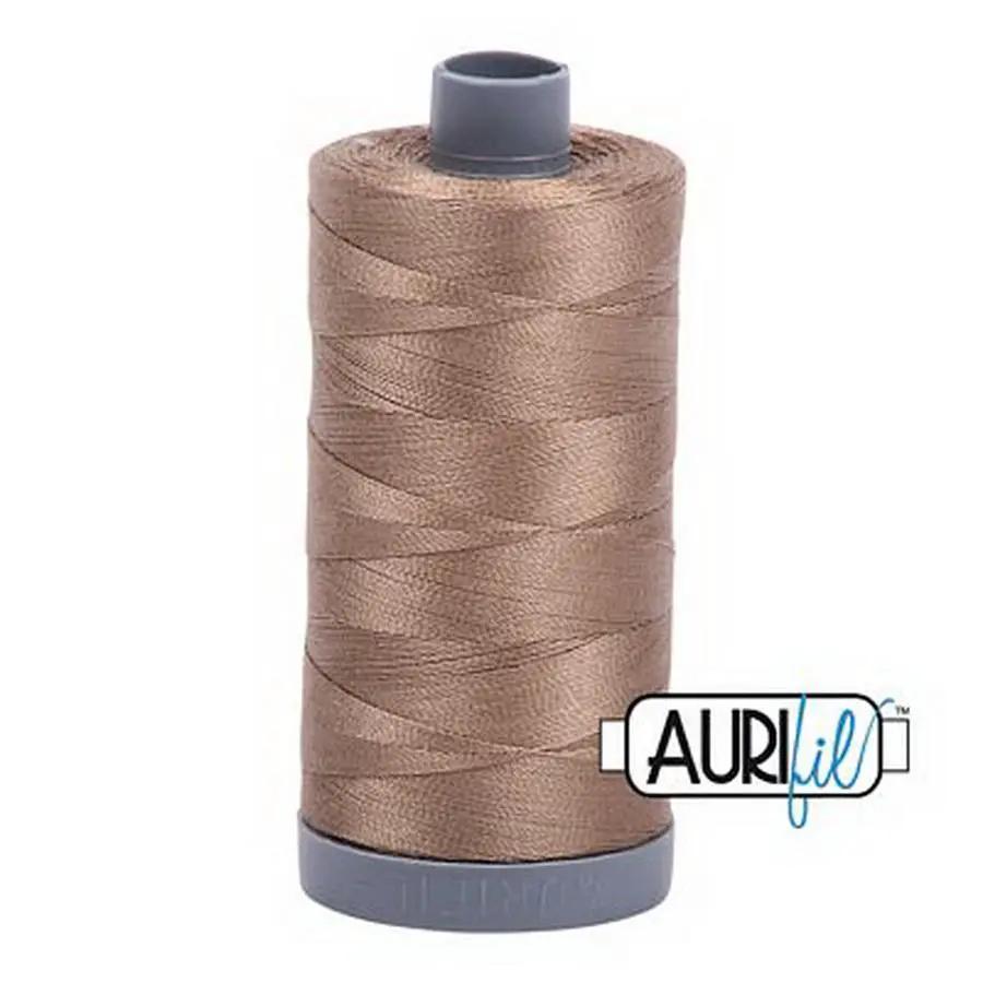 Aurifil Cotton Mako Thread 28wt 820yd 6ct SANDSTONE - Sewingmachinesplus.com