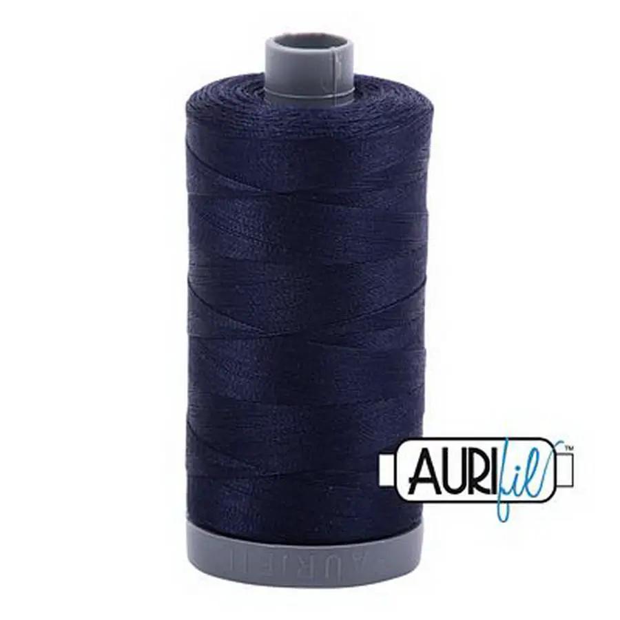Cotton Mako Thread 28wt 820yd 6ct VERY DARK NAVY BOX06 - Sewingmachinesplus.com