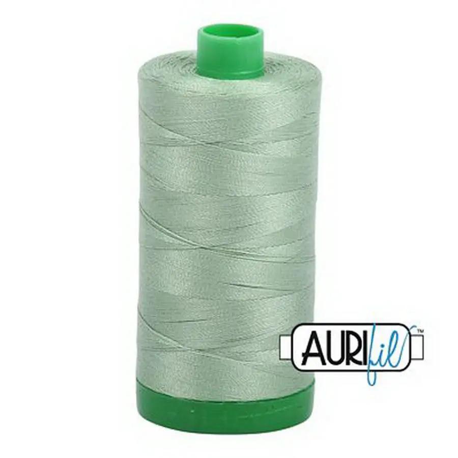 Aurifil Cotton Mako Thread 40wt 1000m Box of 6 LODEN GREEN - Sewingmachinesplus.com