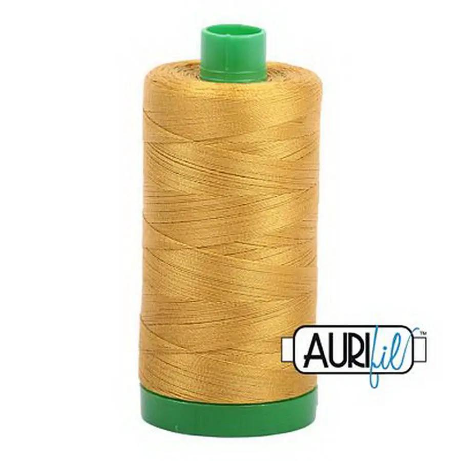 Cotton Mako Thread 40wt 1000m 6ct MUSTARD BOX06 - Sewingmachinesplus.com