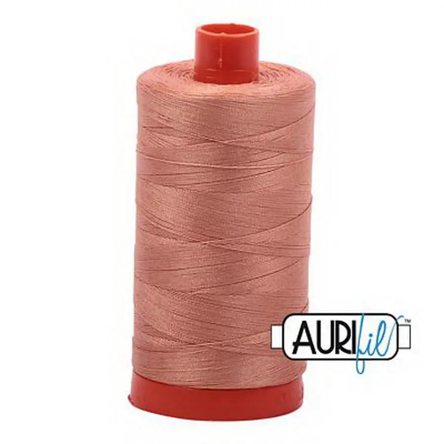 Cotton Mako Thread 50wt 1300m 6ct PEACH BOX06 - Sewingmachinesplus.com