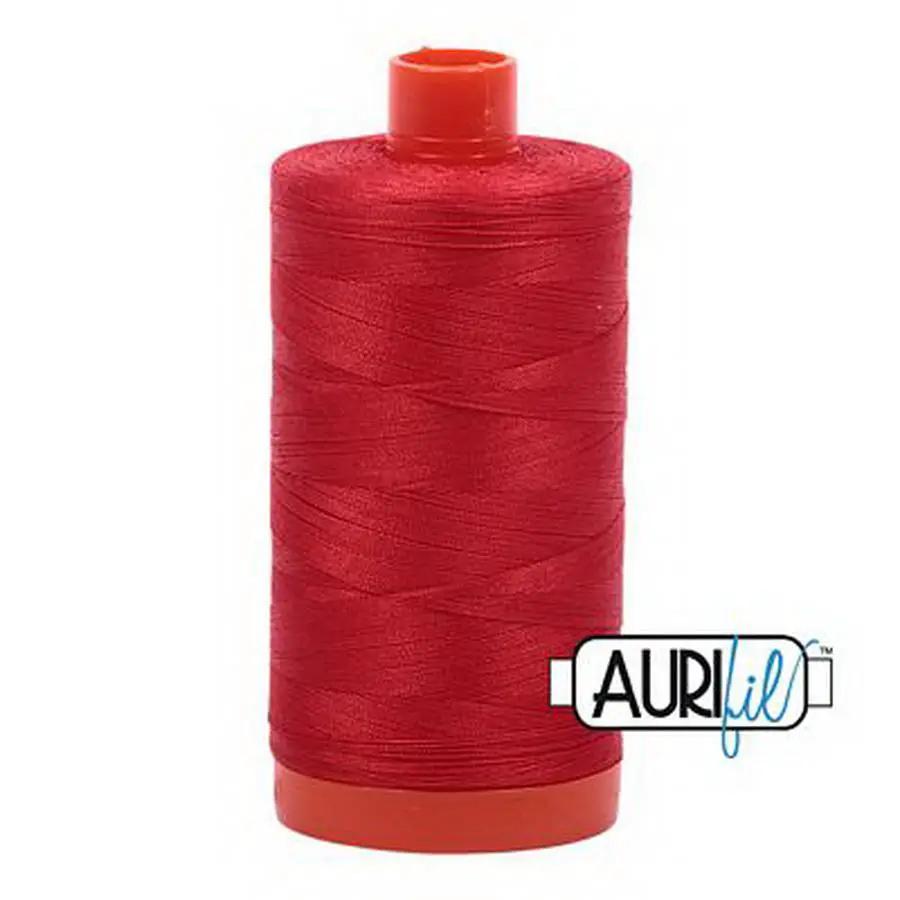 Aurifil Cotton Mako Thread 50wt 1300m Box of 6 PAPRIKA - Sewingmachinesplus.com