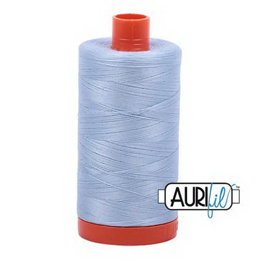 Aurifil Cotton Mako Thread 50wt 1300m Box of 6 LIGHT ROBINS EGG - Sewingmachinesplus.com