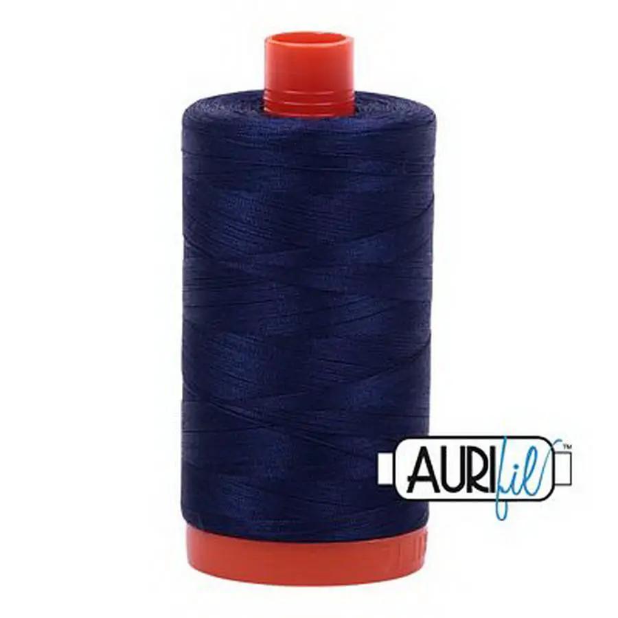 Cotton Mako Thread 50wt 1300m 6ct MIDNIGHT BOX06 - Sewingmachinesplus.com