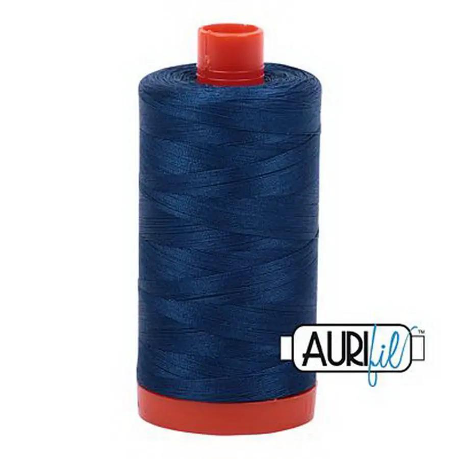 Cotton Mako Thread 50wt 1300m 6ct MED DELFT BLUE BOX06 - Sewingmachinesplus.com