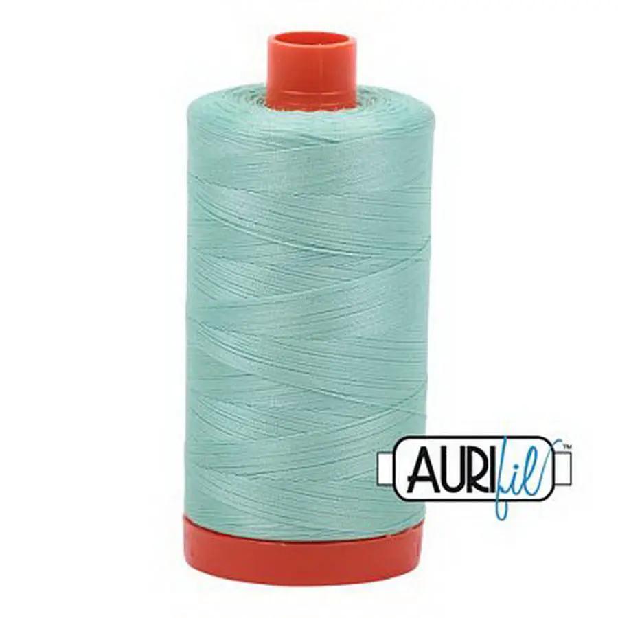 Cotton Mako Thread 50wt 1300m 6ct MEDIUM MINT BOX06 - Sewingmachinesplus.com