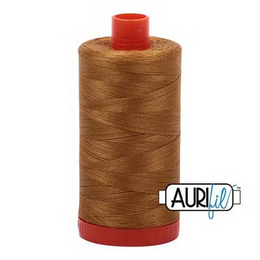 Cotton Mako Thread 50wt 1300m 6ct BRASS BOX06 - Sewingmachinesplus.com