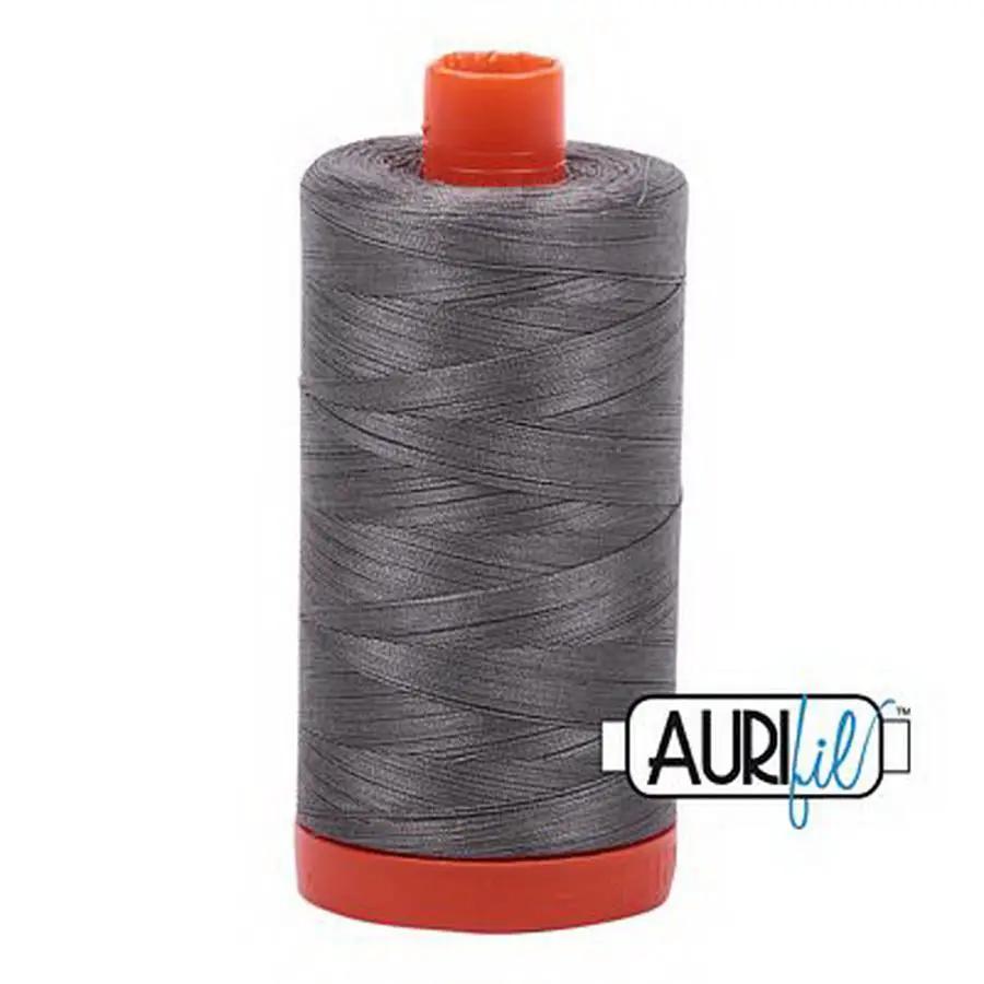 Cotton Mako Thread 50wt 1300m 6ct GRAY SMOKE BOX06 - Sewingmachinesplus.com