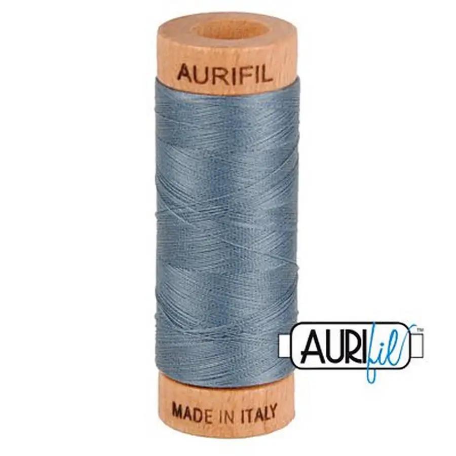 Aurifil Cotton Mako Thread 80wt 280m DARK GRAY - Sewingmachinesplus.com
