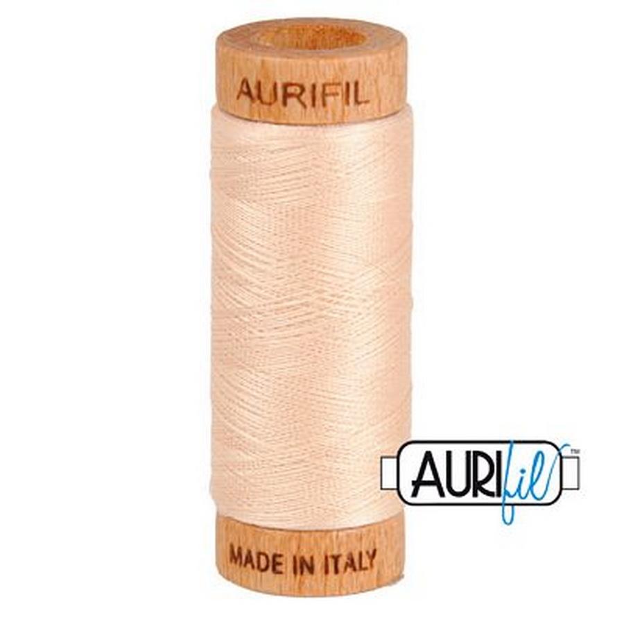 Aurifil Cotton Mako Thread 80wt 280m PALE FLESH - Sewingmachinesplus.com