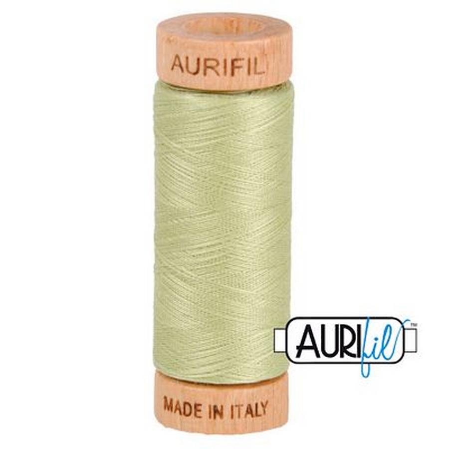 Aurifil Cotton Mako Thread 80wt 280m LIGHT AVOCADO - Sewingmachinesplus.com