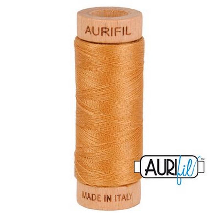 Aurifil Cotton Mako Thread 80wt 280m GOLDEN TOAST - Sewingmachinesplus.com