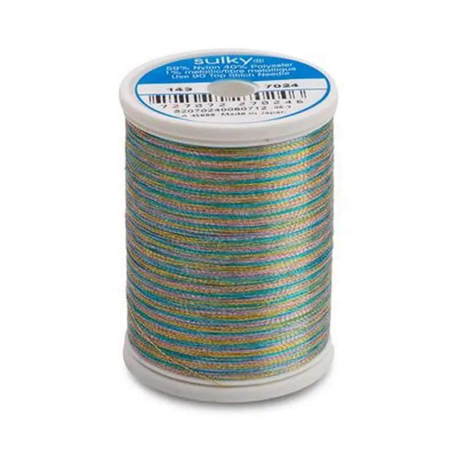 Metallic King Vari 1000yd 3ct LT BLU GOLD LAVENDER - Sewingmachinesplus.com