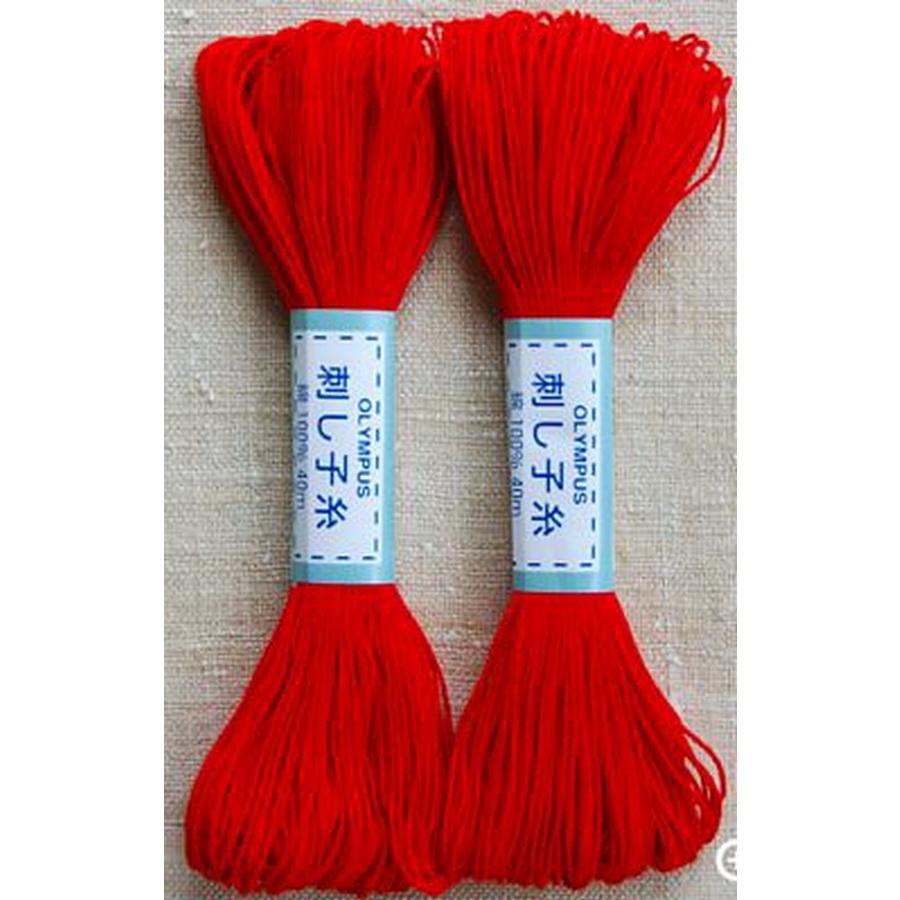 Sashiko Cotton 22yd RED - Sewingmachinesplus.com