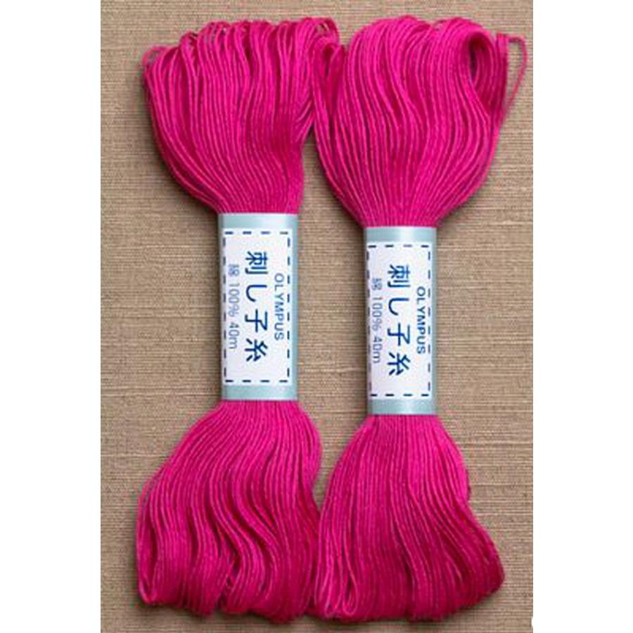 Sashiko Cotton 22yd HOT PINK - Sewingmachinesplus.com