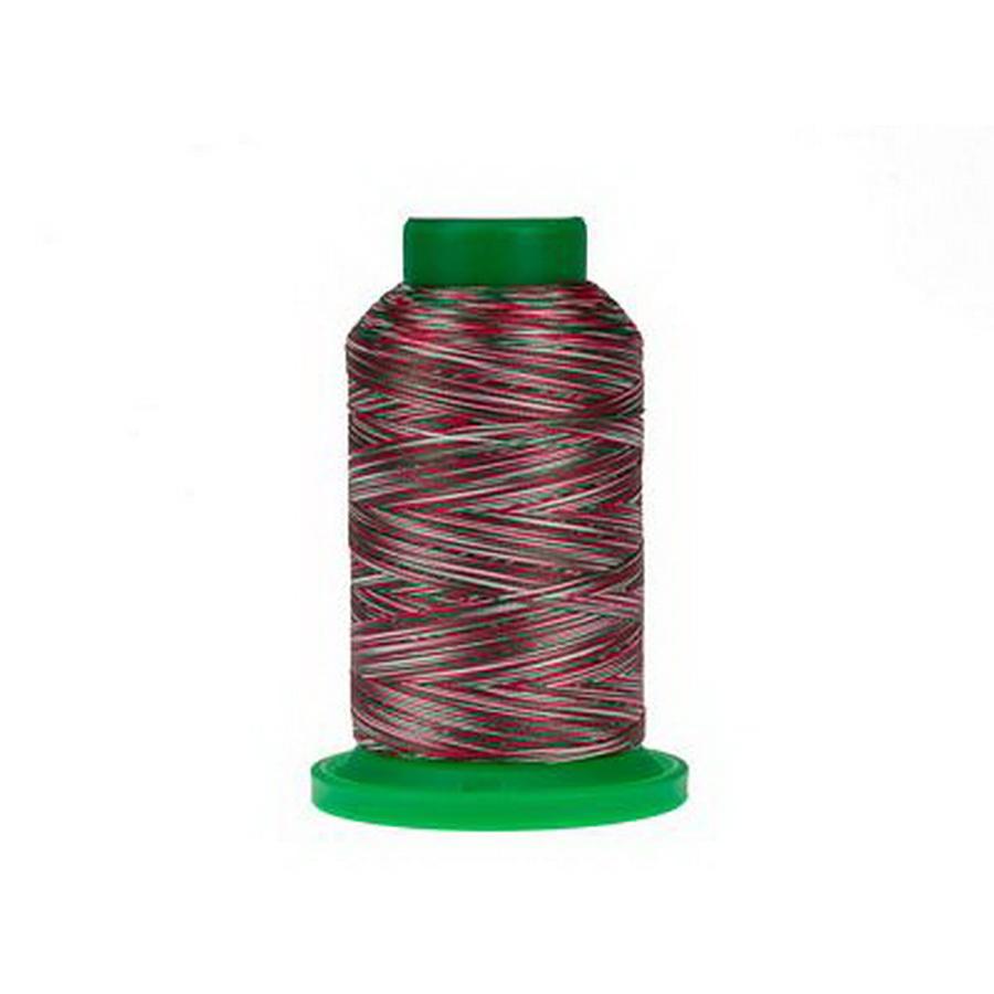 Isacord Variegated 1000m - Holly Berry Wreath - Sewingmachinesplus.com