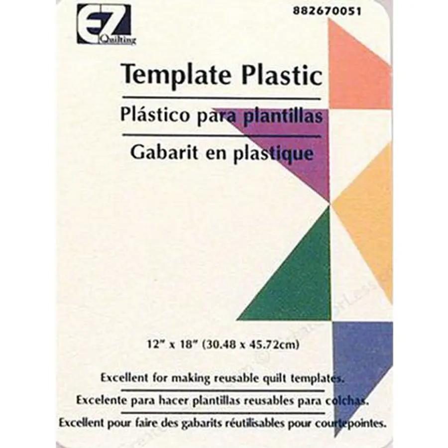 EZ Quilting Template Plastic - Thick Clear - Sewingmachinesplus.com
