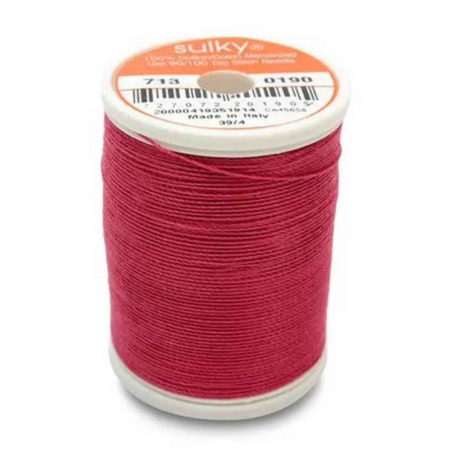 Cotton Thread 12wt 330yd 3ct JUNE BERRY - Sewingmachinesplus.com