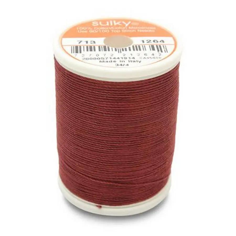 Cotton Thread 12wt 330yd 3ct CINNAMON - Sewingmachinesplus.com