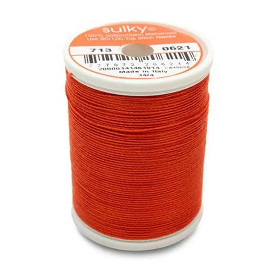 Cotton Thread 12wt 330yd 3ct SUNSET - Sewingmachinesplus.com