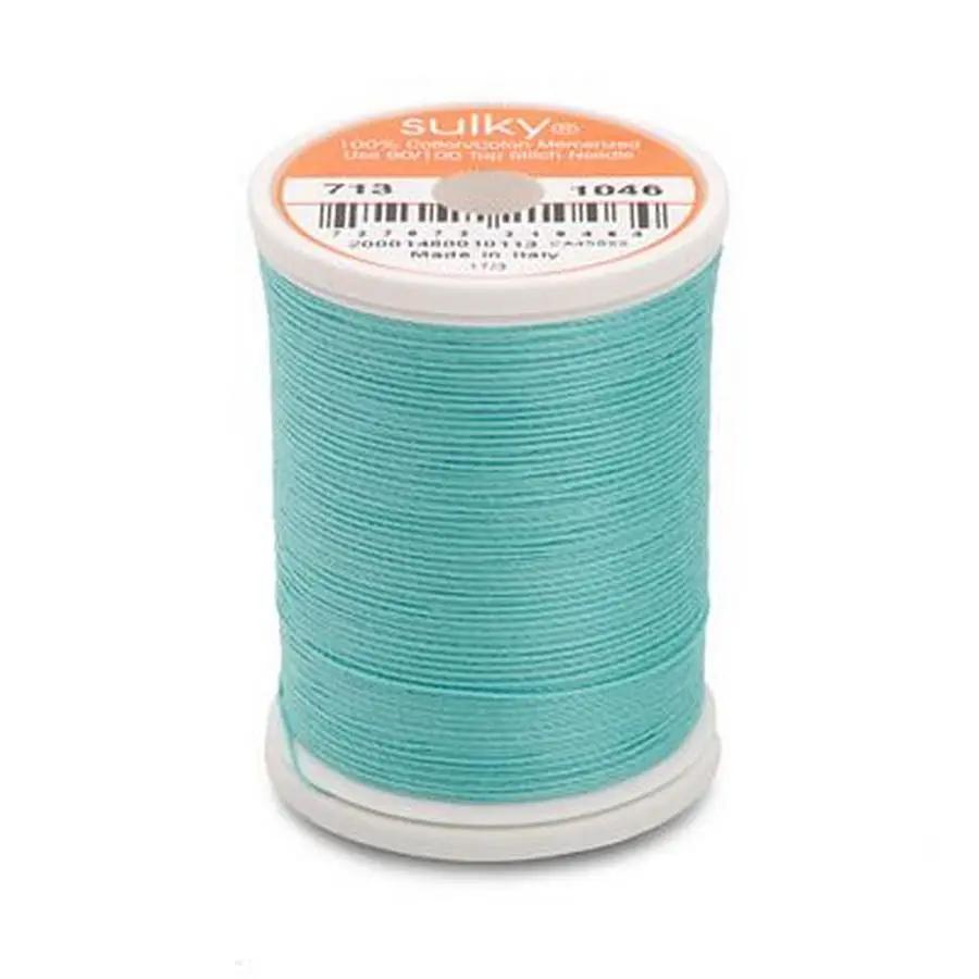 Cotton Thread 12wt 330yd 3 Count TEAL - Sewingmachinesplus.com