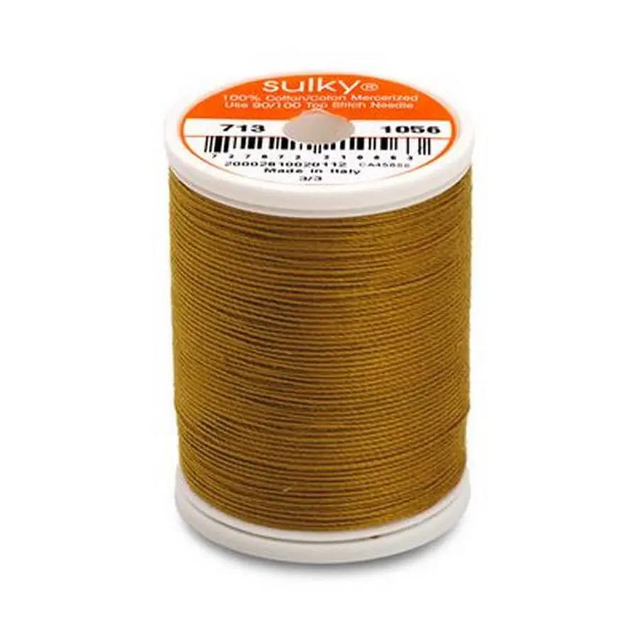 Cotton Thread 12wt 330yd 3ct MEDIUM TAWNY TAN - Sewingmachinesplus.com