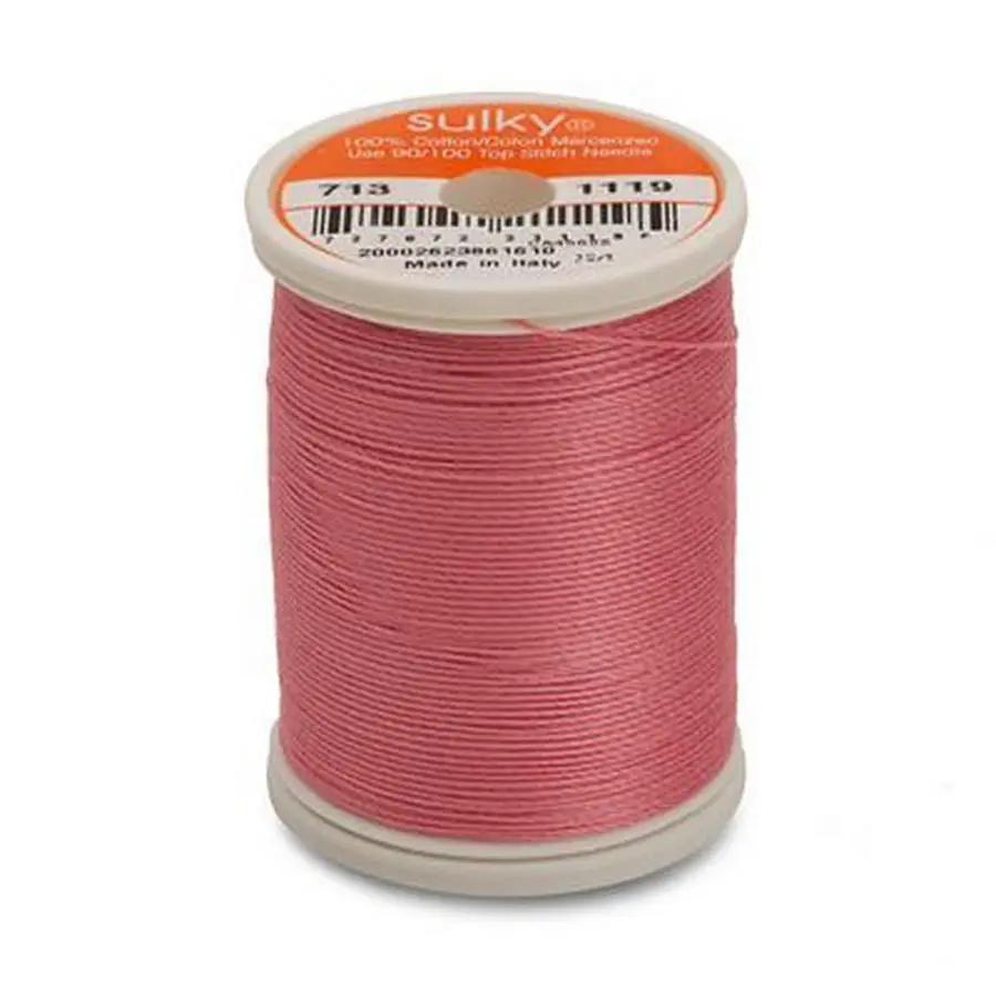Cotton Thread 12wt 330yd 3ct DARK MAUVE - Sewingmachinesplus.com