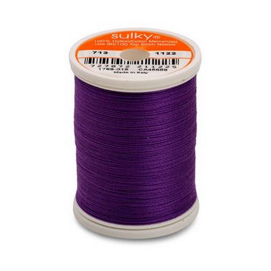 Cotton Thread 12wt 330yd 3 Count PURPLE - Sewingmachinesplus.com